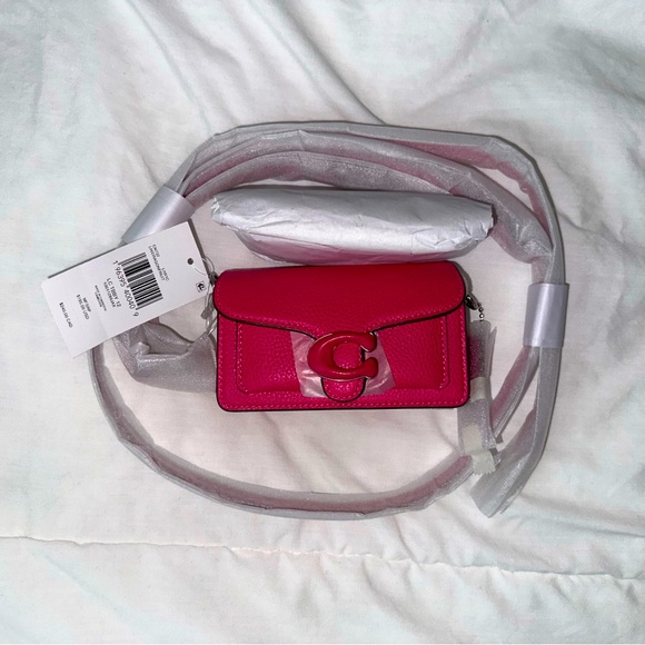 Coach Tabby 12 in Dragonfruit (Pink) - Picture 1 of 5